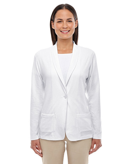 Ladies Perfect FitShawl collar cardigan - WHITE - XS(D0102H76ZI2)