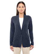 Ladies Perfect FitShawl collar cardigan - WHITE - XS(D0102H76ZP2)