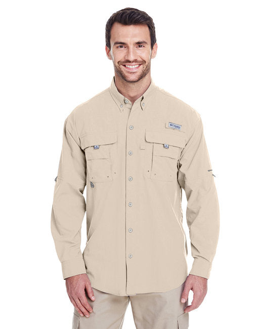 Mens BahamaII Long-Sleeve Shirt - WHITE - 3XL(D0102H7821P)