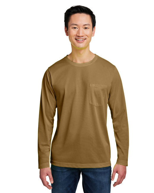 Unisex charge Snag and Soil Protect Long-Sleeve T-Shirt - SAFETY YELLOW - 5XL(D0102H782SP)