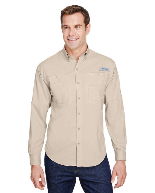 Mens TamiamiII Long-Sleeve Shirt - WHITE - M(D0102H787RX)