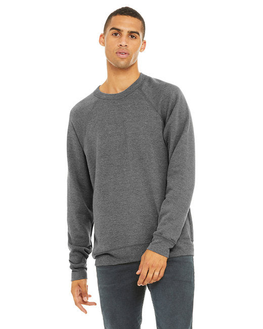 Unisex Sponge Fleece crewneck Sweatshirt - DK gRY MRBLE FLc - M(D0102H78966)