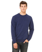 Unisex Sponge Fleece crewneck Sweatshirt - DK gRY MRBLE FLc - M(D0102H789BT)