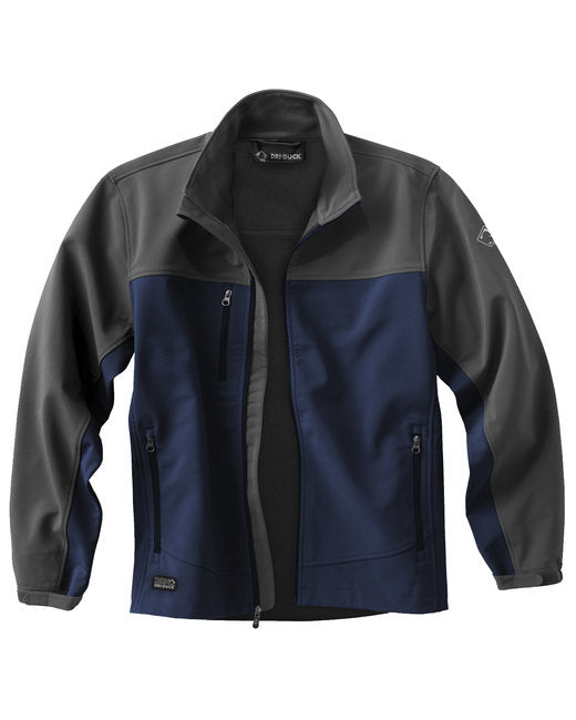 Mens Poly Spandex Motion Softshell Jacket - RED cHARcOAL - S(D0102H78cP2)