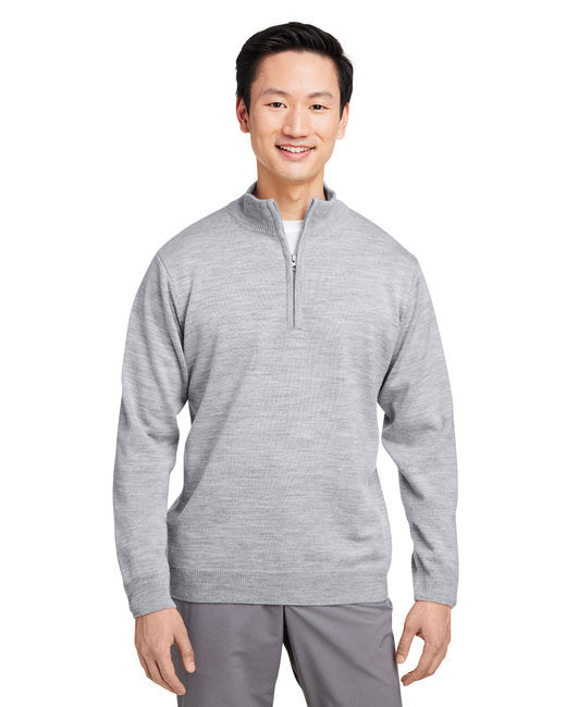 Unisex PilblocQuarter-Zip Sweater - BLAcK - XS(D0102H78E1J)