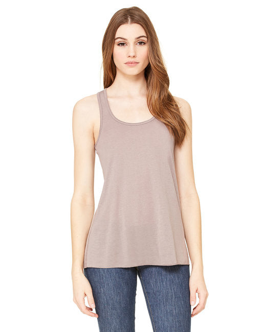 Ladies Flowy Racerback Tank - ATHLETIc HEATHER - S(D0102H78gc2)