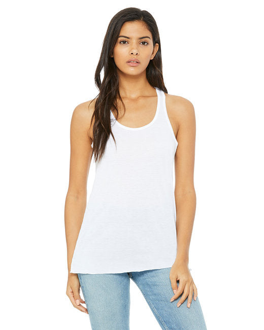 Ladies Flowy Racerback Tank - ATHLETIc HEATHER - S(D0102H78gVJ)