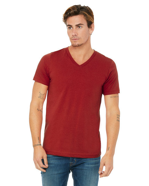 Unisex Jersey Short-Sleeve V-Neck T-Shirt - TRUE ROYAL - XS(D0102H78H8X)