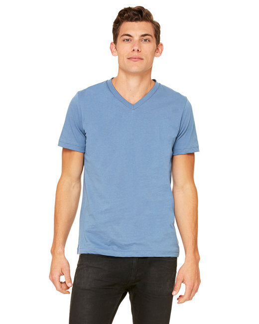 Unisex Jersey Short-Sleeve V-Neck T-Shirt - TRUE ROYAL - XS(D0102H78HZ8)