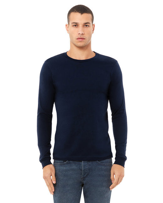 Unisex Jersey Long-Sleeve T-Shirt - RED - S(D0102H78NDT)