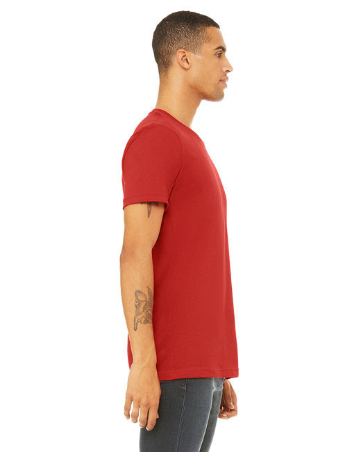 Bella + Canvas Unisex Jersey Short-Sleeve T-Shirt XS RED