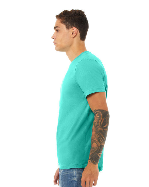 Bella + Canvas Unisex Jersey Short-Sleeve T-Shirt L TEAL