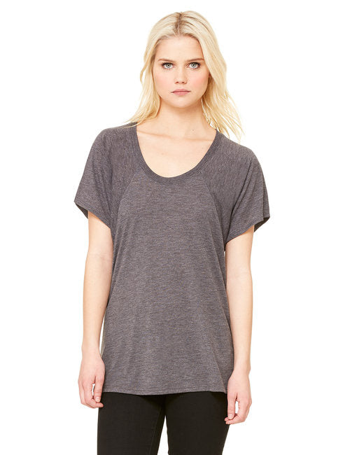 Ladies Flowy Raglan T-Shirt - WHITE - S(D0102H78SR6)