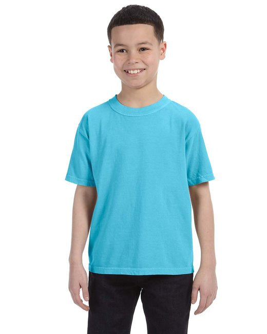 Youth Midweight T-Shirt - LAgOON BLUE - XXS(D0102H78SY2)