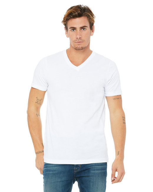 Unisex Jersey Short-Sleeve V-Neck T-Shirt - TRUE ROYAL - XS(D0102H78TAX)