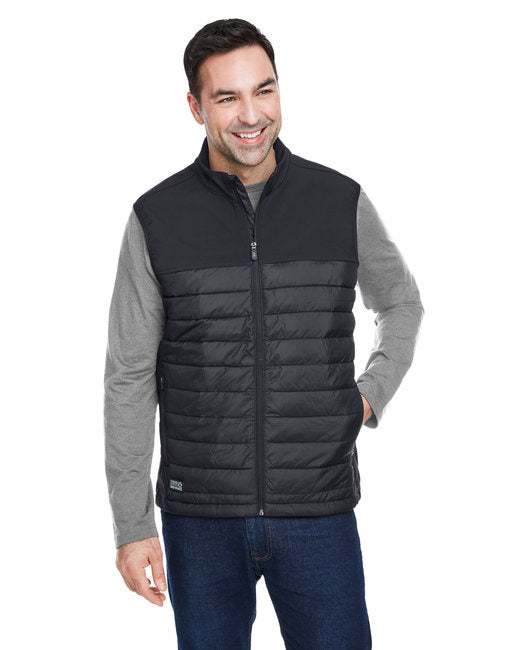 Mens Summit Puffer Body Softshell Vest - BLAcK - S(D0102H78WHJ)