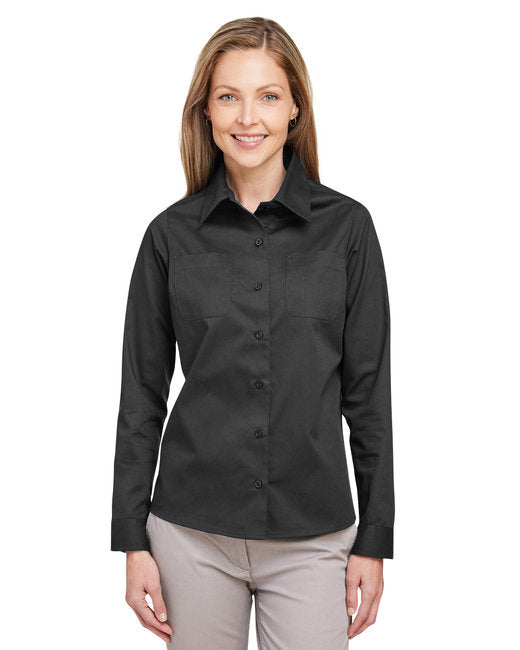 Ladies Advantage IL Long-Sleeve Workshirt - BLAcK - XS(D0102H78XF6)