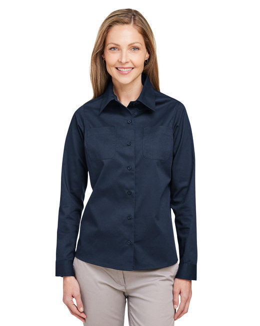 Ladies Advantage IL Long-Sleeve Workshirt - BLAcK - XS(D0102H78XFT)