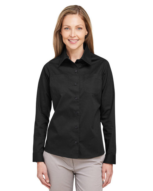 Ladies Advantage IL Long-Sleeve Workshirt - BLAcK - XS(D0102H78XT2)