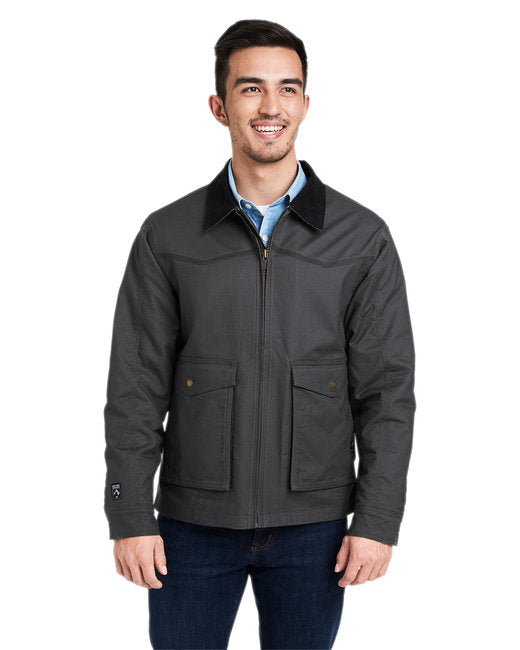 Mens Yellowstone Dri Flex canvas Jacket - cHARcOAL - S(D0102H78Z52)