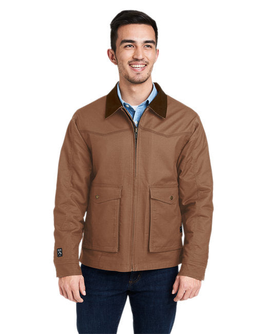 Mens Yellowstone Dri Flex canvas Jacket - cHARcOAL - S(D0102H78Z7P)