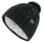 Fear0 NJ Warmest Plush Insulated Lining Knit cable cuff Fold Beanie Hat Women(D0102H79VZJ)