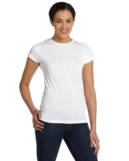 Ladies Junior Fit Sublimation T-Shirt - WHITE - S(D0102H7D1gP)