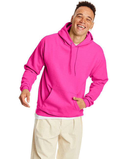 Unisex Ecosmart 5050 Pullover Hooded Sweatshirt - WHITE - S(D0102H7D7NT)