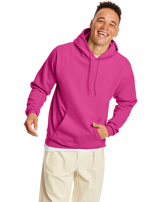 Unisex Ecosmart 5050 Pullover Hooded Sweatshirt - WHITE - S(D0102H7D7Q2)