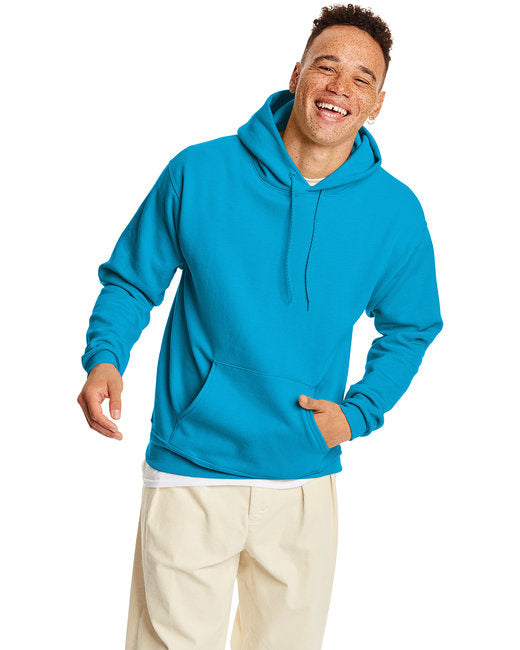 Unisex Ecosmart 5050 Pullover Hooded Sweatshirt - WHITE - S(D0102H7D7UP)