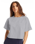 Ladies cropped Heritage T-Shirt - BLAcK - XS(D0102H7D9M6)