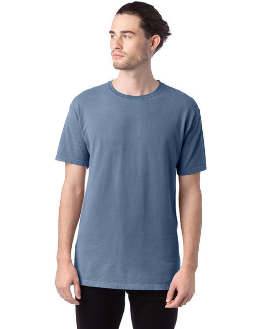 Mens garment-Dyed T-Shirt - BLAcK - S(D0102H7DAB8)
