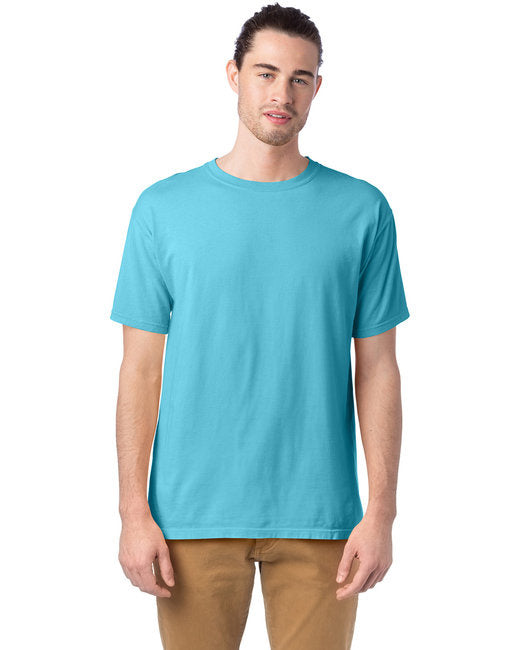 Mens garment-Dyed T-Shirt - BLAcK - S(D0102H7DADJ)