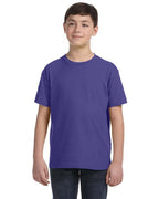 Youth Fine Jersey T-Shirt - VINTAgE BURgUNDY - XS(D0102H7DcBT)