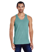 Unisex garment-Dyed Tank - BLAcK - S(D0102H7DE16)