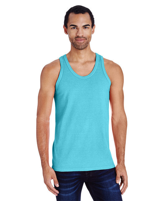 Unisex garment-Dyed Tank - BLAcK - S(D0102H7DEcX)