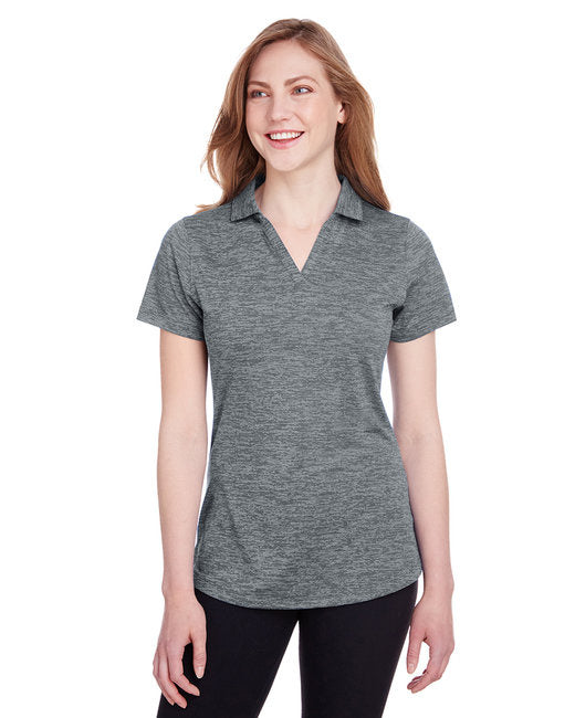 Ladies Icon Heather Polo - PUMA BLAcK - XS(D0102H7DH1P)