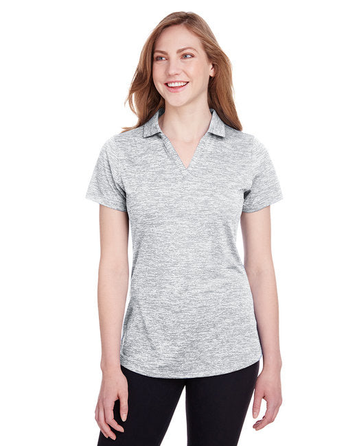 Ladies Icon Heather Polo - PUMA BLAcK - XS(D0102H7DH8P)
