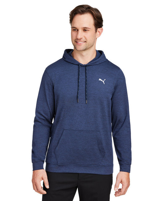 Mens cloudspun Progress Hooded Sweatshirt - NAVY BLAZER HTHR - S(D0102H7DI92)