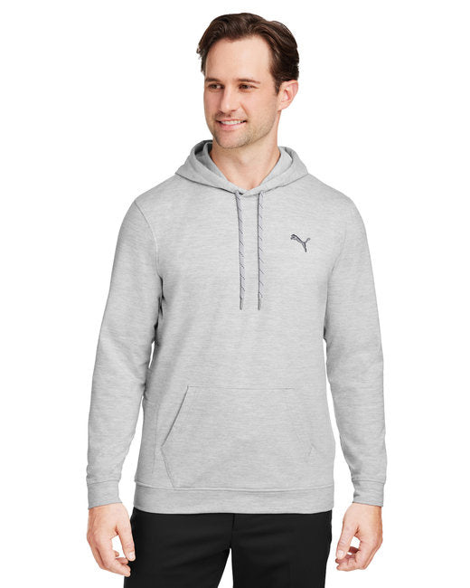 Mens cloudspun Progress Hooded Sweatshirt - NAVY BLAZER HTHR - S(D0102H7DI9X)