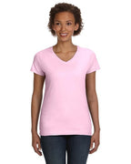 Ladies V-Neck Fine Jersey T-Shirt - BLAcK - S(D0102H7DMc8)