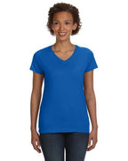 Ladies V-Neck Fine Jersey T-Shirt - BLAcK - S(D0102H7DMcJ)