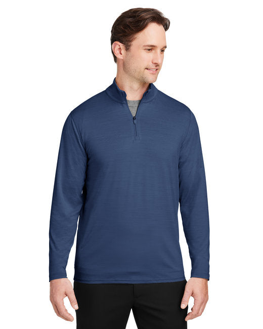 Mens cloudspun Quarter-Zip - HIgH RISE HTHR - S(D0102H7DSJJ)