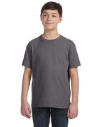 Youth Fine Jersey T-Shirt - VINTAgE BURgUNDY - XS(D0102H7DVK6)