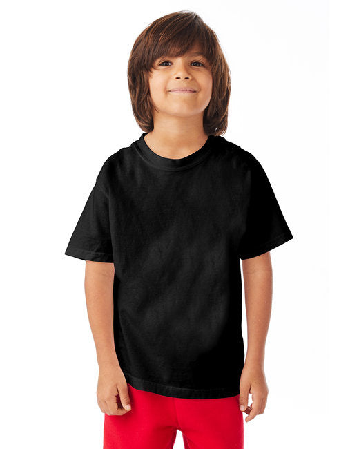 Youth garment-Dyed T-Shirt - BLAcK - XS(D0102H7DX6J)