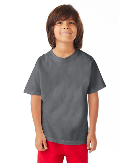 Youth garment-Dyed T-Shirt - BLAcK - XS(D0102H7DXDP)