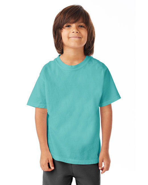 Youth garment-Dyed T-Shirt - BLAcK - XS(D0102H7DXQ8)
