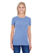 Ladies Triblend Short-Sleeve T-Shirt - cREAM TRIBLEND - 2XL(D0102H7K078)