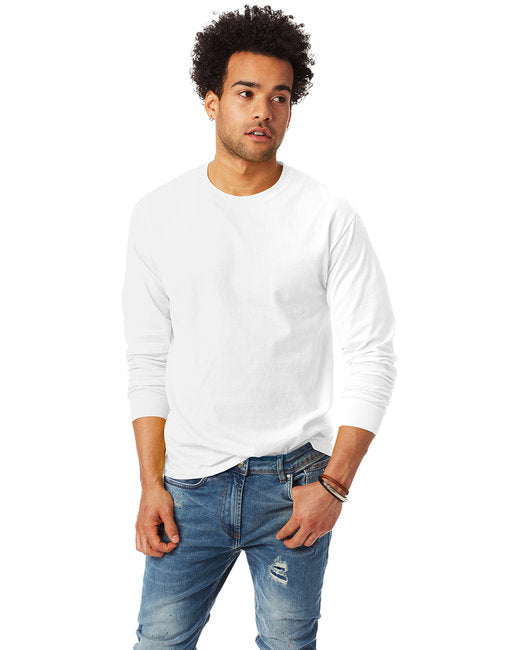 Unisex 61 oz Tagless Long-Sleeve T-Shirt - ASH - S(D0102H7K3F8)