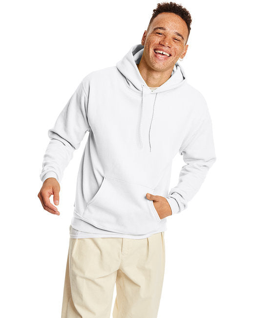 Unisex Ecosmart 5050 Pullover Hooded Sweatshirt - WHITE - S(D0102H7K3M2)